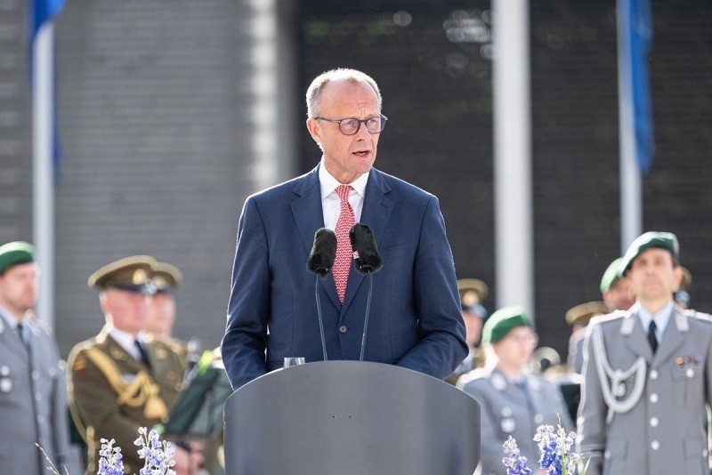 Thủ tướng Đức Friedrich Merz ngày 10/7. Ảnh: X/@bundeskanzler