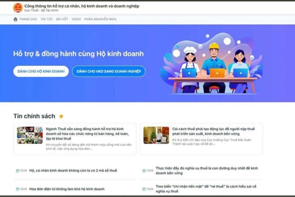 Ngành thuế sắp ra mắt Cổng thông tin hỗ trợ doanh nghiệp