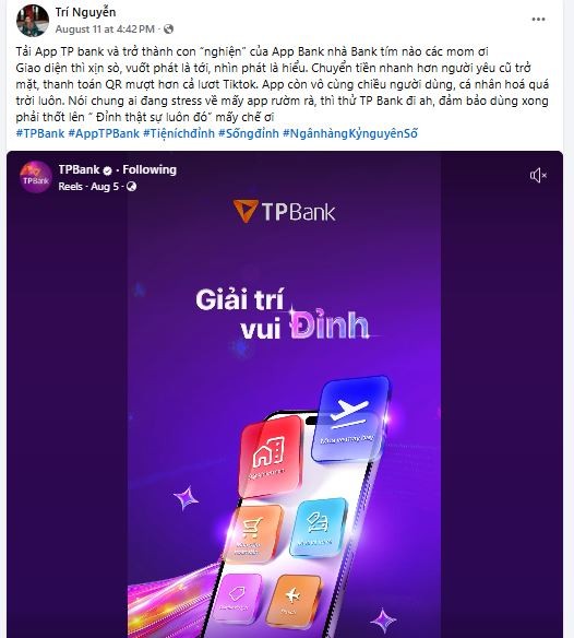 Chạm tương lai ngành tài chính cùng 'Ngân hàng trí tuệ' TPBank