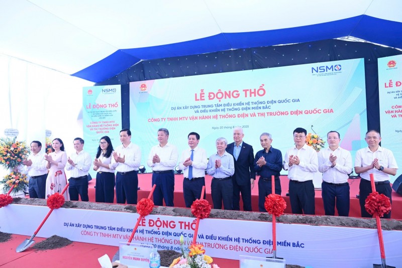 Động thổ dự án Trung tâm điều khiển hệ thống điện quốc gia