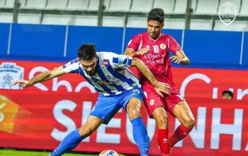 Đội Công an Hà Nội thất bại trong ngày ra quân giải vô địch Đông Nam Á