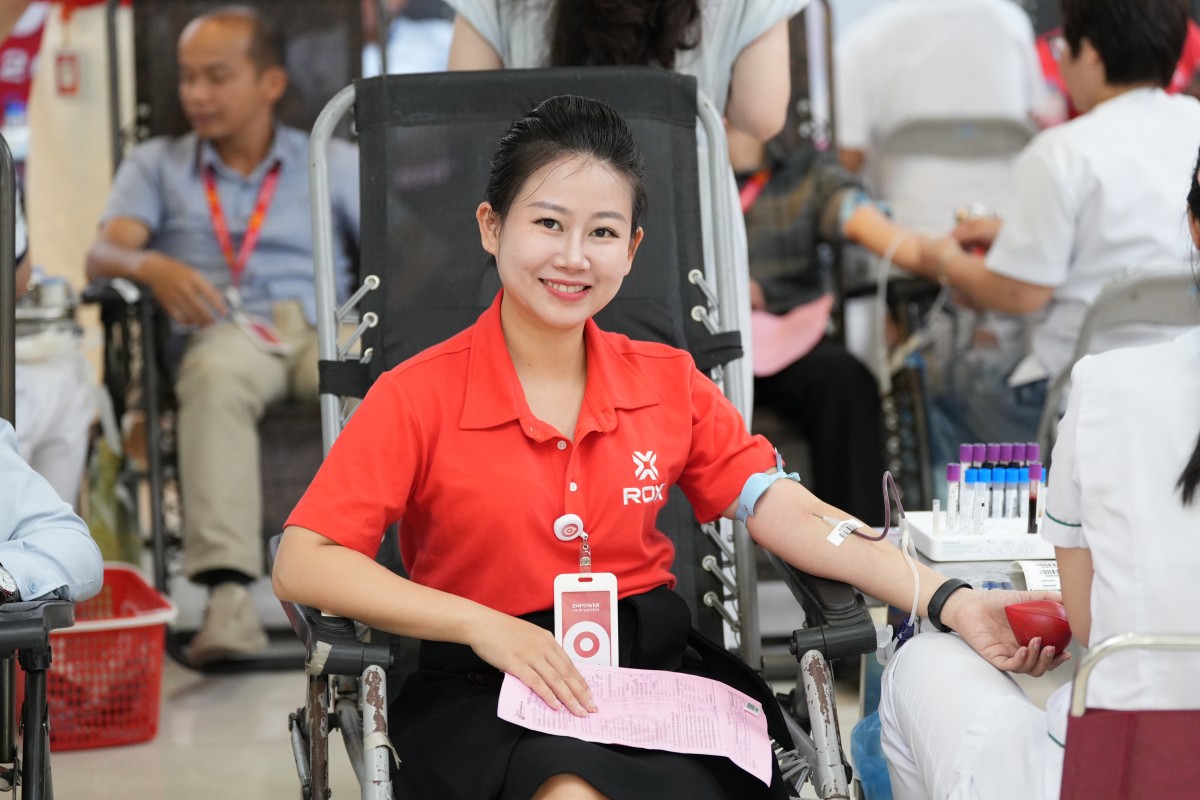 Cán bộ nhân viên ROX Group chung tay hiến máu, lan tỏa giá trị sống đẹp Cán bộ nhân viên ROX Group chung tay hiến máu, lan tỏa giá trị sống đẹp