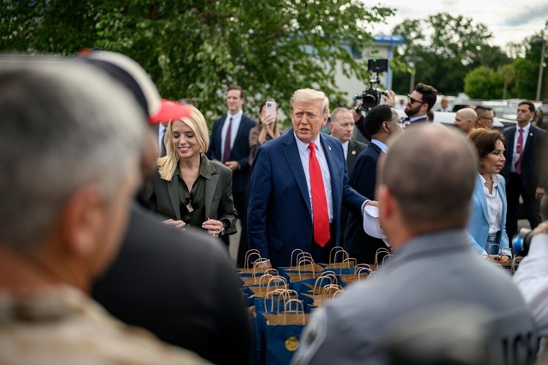 Tổng thống Mỹ Donald Trump tại Washington ngày 21/8. Ảnh: Nhà Trắng