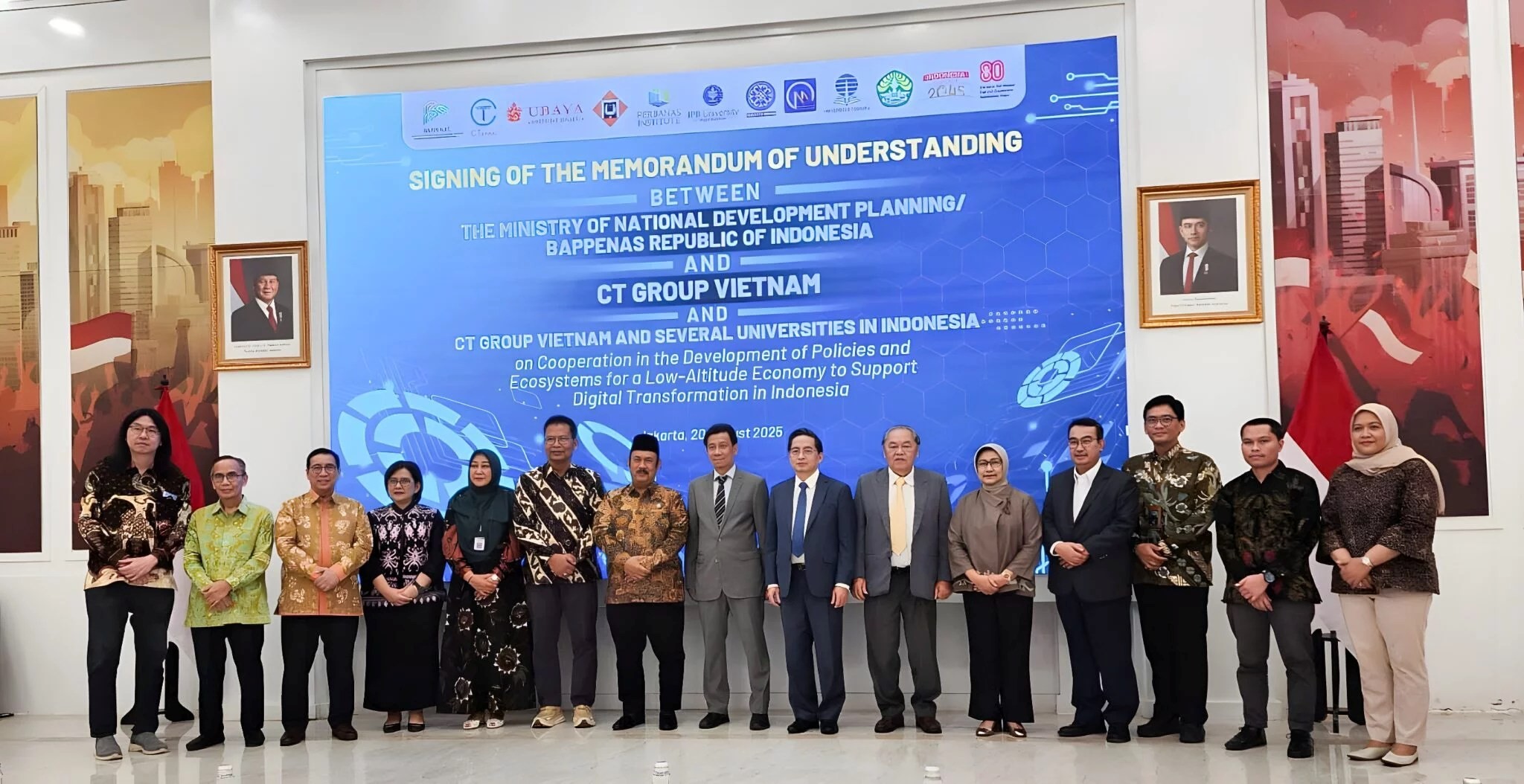 CT Group ký thỏa thuận lịch sử với Indonesia về kinh tế không gian