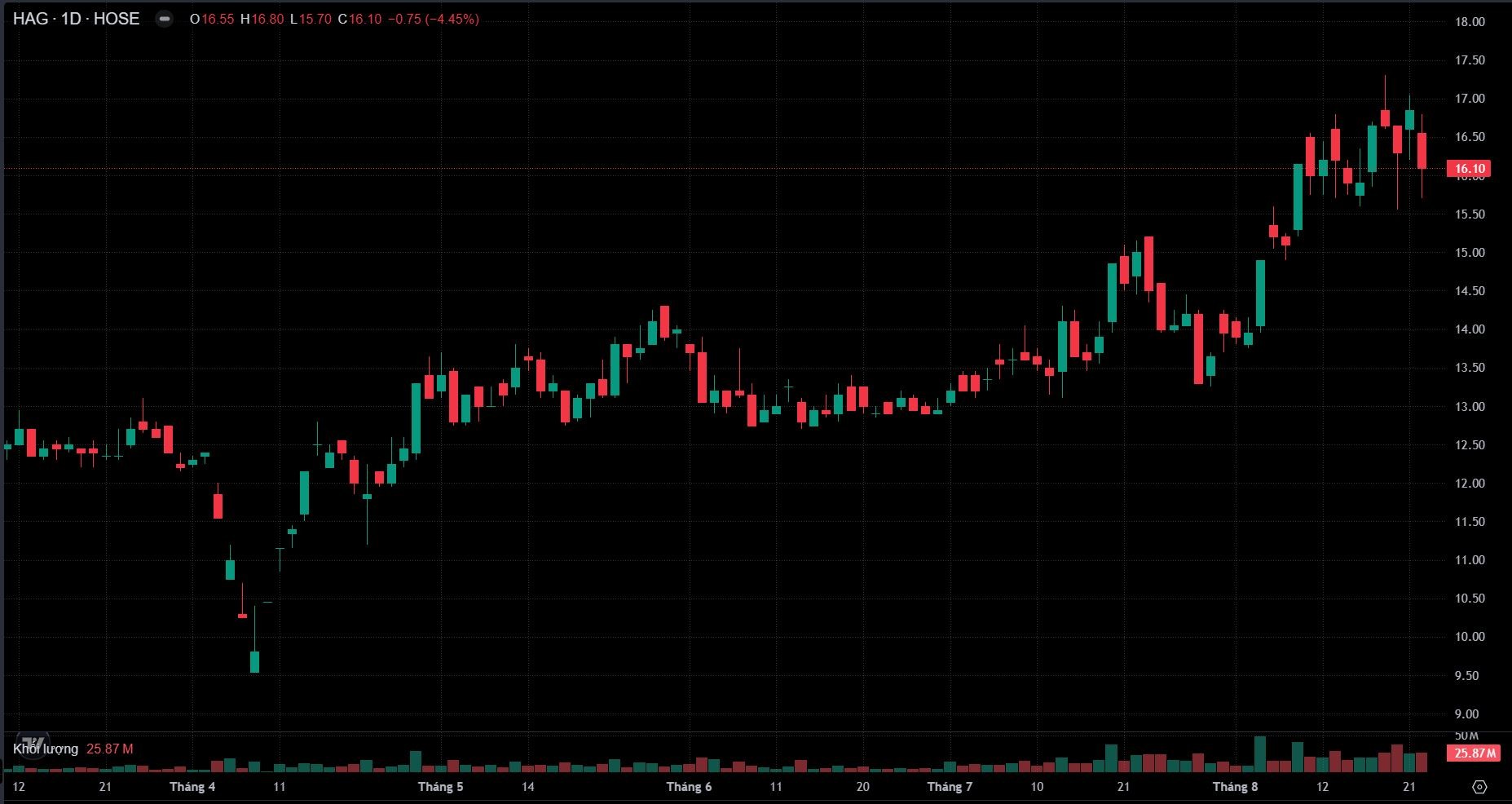 Con trai ông Đoàn Nguyên Đức mua thỏa thuận 27 triệu cổ phiếu HAG