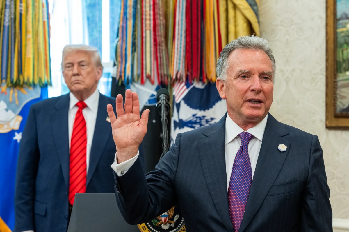 Đặc phái viên của Tổng thống Mỹ Steve Witkoff ngày 6/5 tại Nhà Trắng. Ảnh: Nhà Trắng