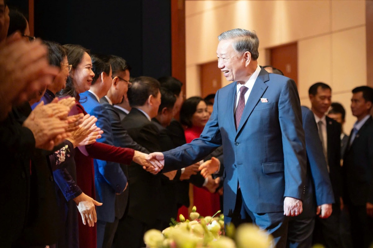 Tổng Bí thư chủ trì cuộc gặp mặt các thế hệ đại biểu Quốc hội