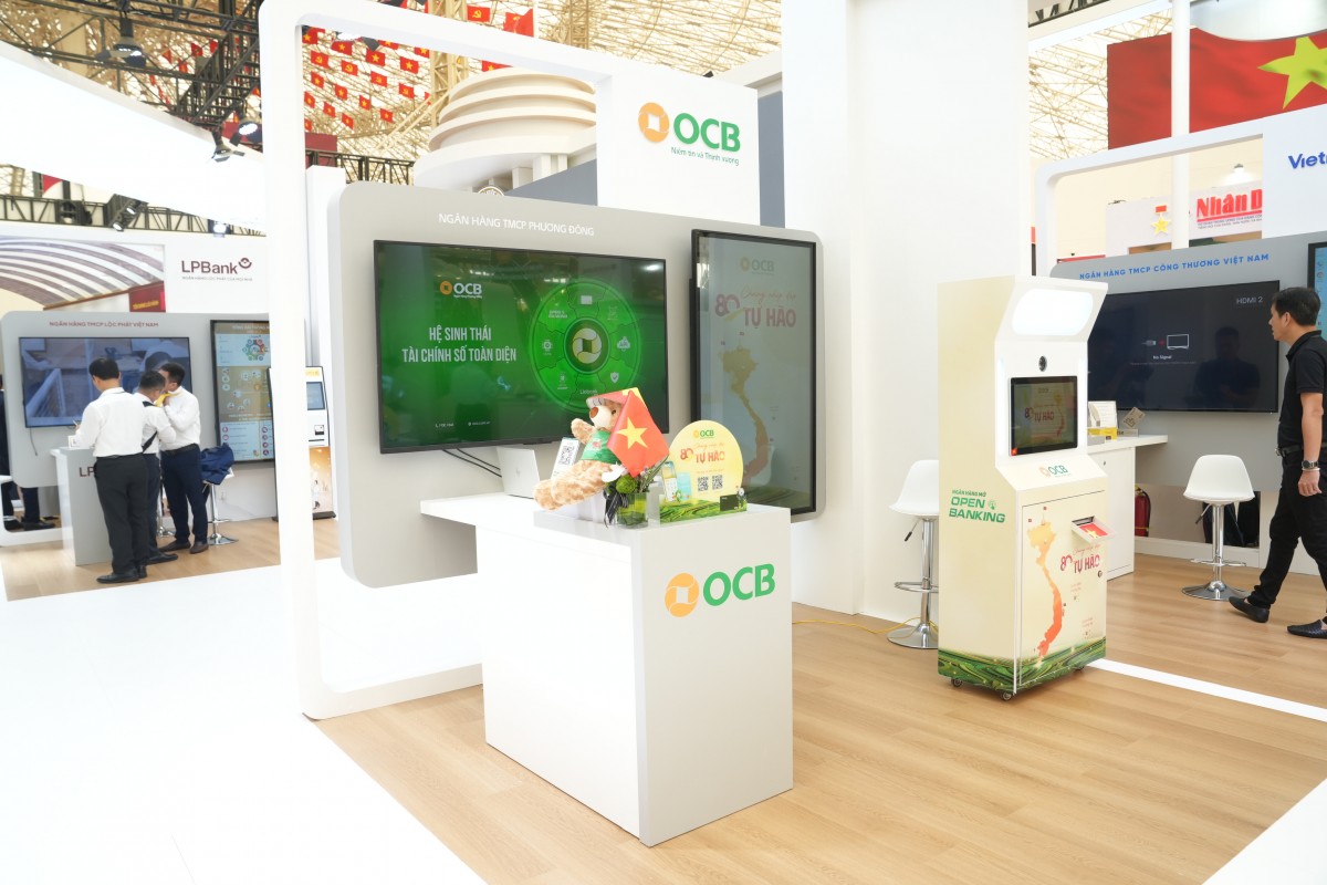 Mô hình ngân hàng mở Open Banking của OCB nổi bật tại Triển lãm A80