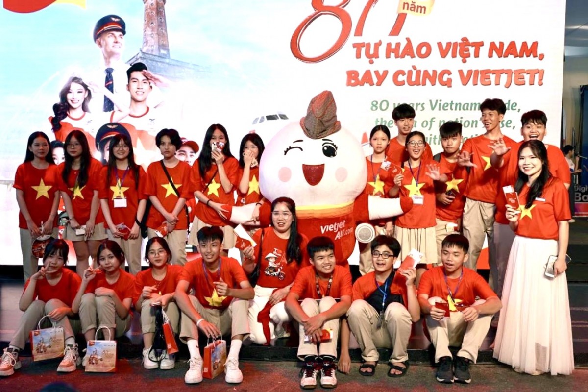 Vietjet mang đến trải nghiệm đặc biệt tại Triển lãm 80 năm Độc lập - Tự do - Hạnh phúc