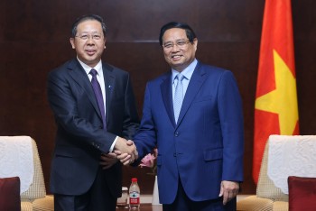 Thủ tướng tiếp lãnh đạo các tập đoàn hàng đầu Trung Quốc