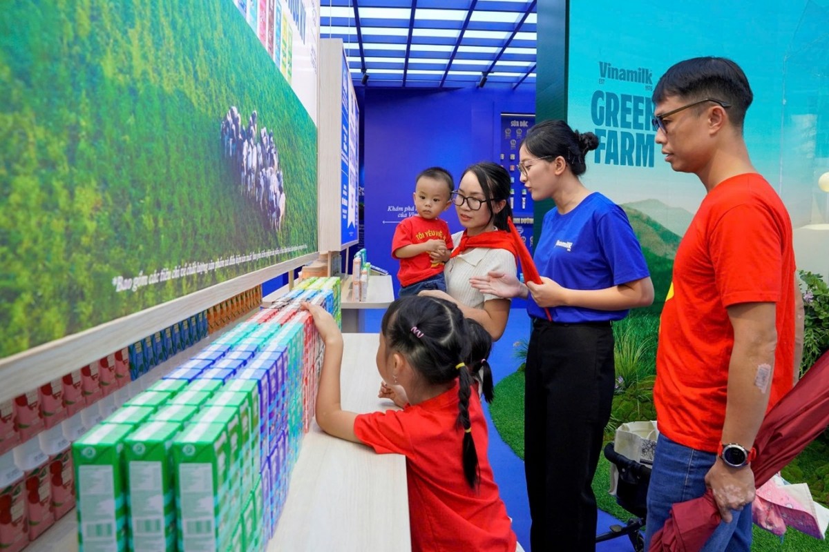 Vinamilk tạo điểm nhấn tại Triển lãm thành tựu đất nước 80 năm