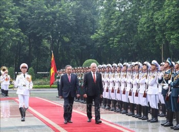 Tổng Bí thư Tô Lâm chủ trì lễ đón chính thức Bí thư thứ nhất, Chủ tịch nước Cuba