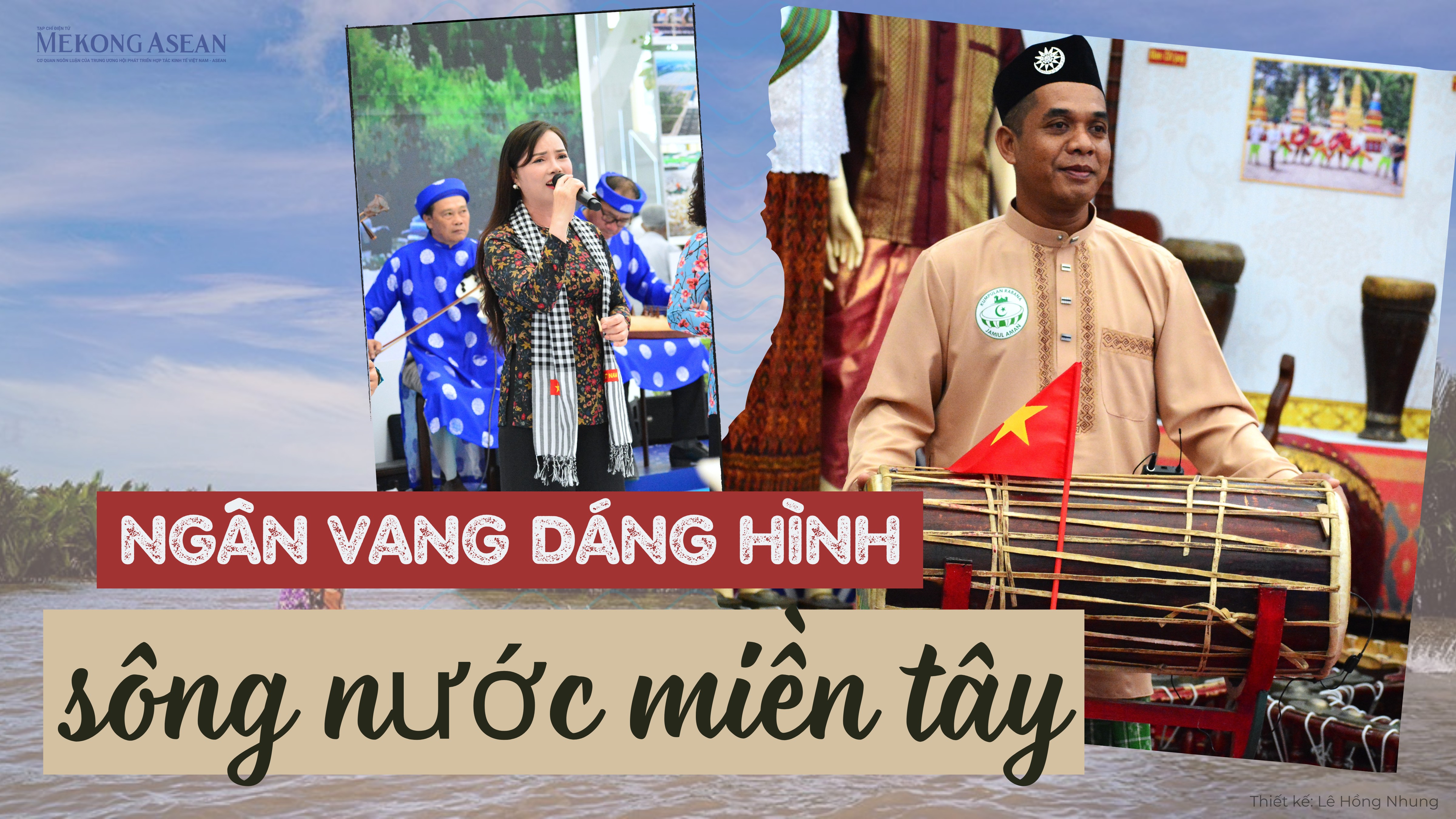 Ngân vang dáng hình sông nước miền Tây tại Triển lãm 80 năm đất nước