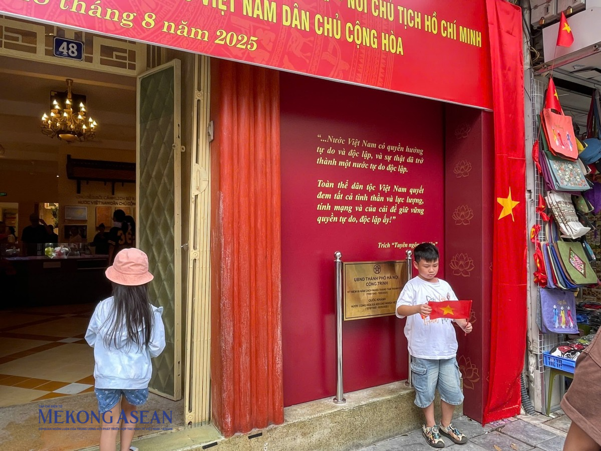 Hành trình về nguồn tại 48 Hàng Ngang, nơi khai sinh bản Tuyên ngôn Độc lập