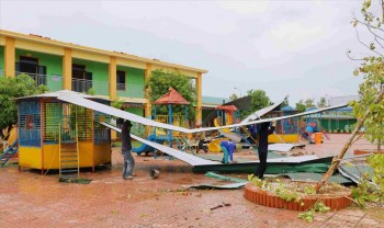 Khẩn trương khắc phục trường học bị thiệt hại trước khai giảng