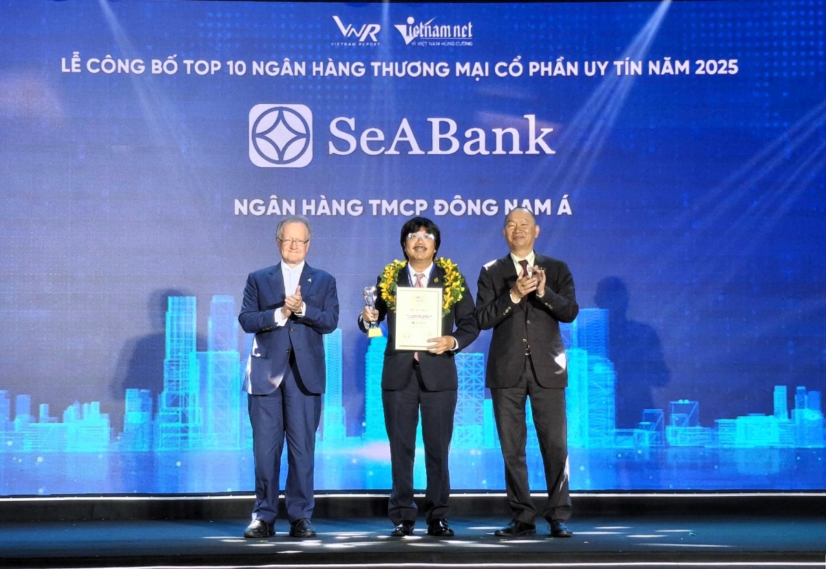 SeABank lần thứ hai liên tiếp vào Top 10 Ngân hàng tư nhân uy tín