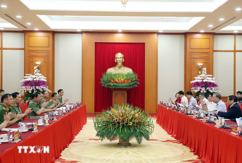 Bộ Chính trị cho ý kiến về công tác chuẩn bị Đại hội đại biểu Đảng bộ Công an Trung ương