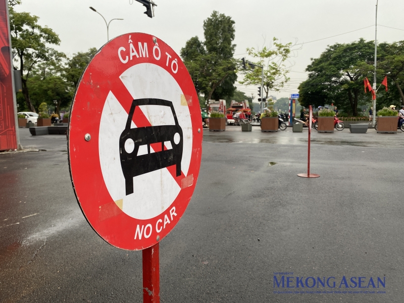 Diện mạo khoáng đạt của quảng trường Đông Kinh Nghĩa Thục sau cải tạo