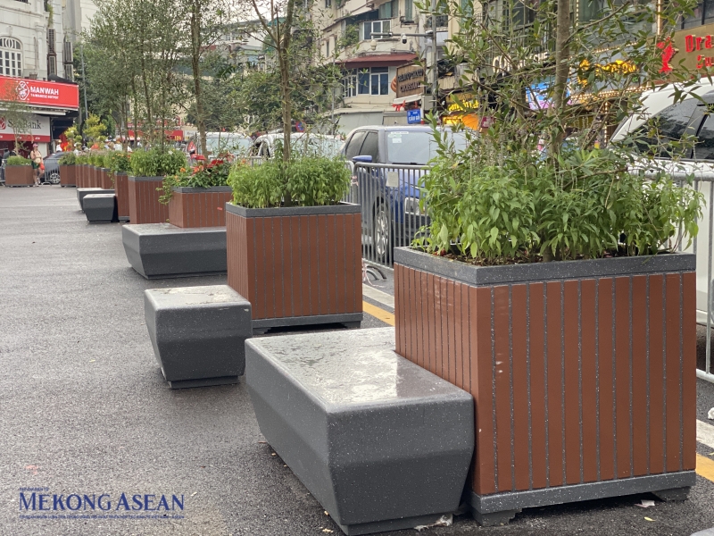 Diện mạo khoáng đạt của quảng trường Đông Kinh Nghĩa Thục sau cải tạo