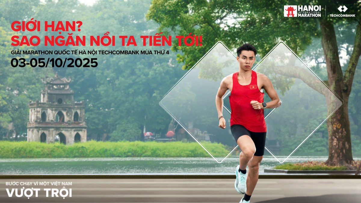 Giải Marathon Quốc tế Hà Nội Techcombank: Bùng nổ trải nghiệm số trong thể thao
