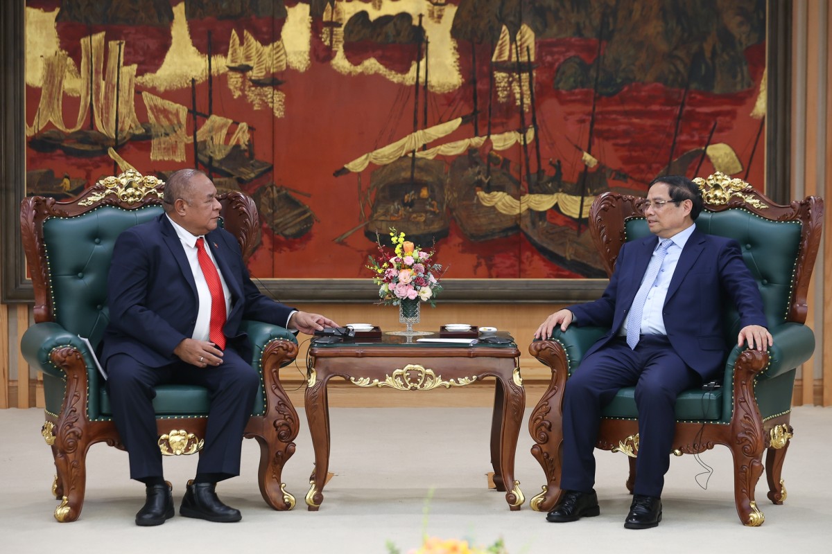 Thủ tướng Phạm Minh Chính nhấn mạnh Việt Nam sẽ tiếp tục hỗ trợ Timor-Leste tham gia hiệu quả vào các hoạt động của ASEAN, bắt kịp tiến độ phát triển của toàn khối - Ảnh: VGP