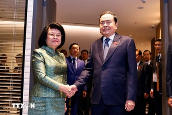 Chủ tịch Quốc hội gặp song phương lãnh đạo Campuchia và Timor-Leste