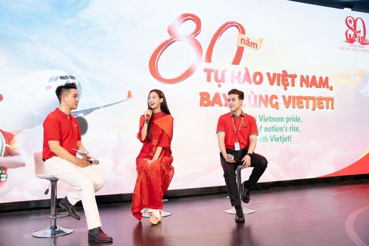Vietjet khẳng định bản lĩnh hàng không thế hệ mới tại Triển lãm 80 năm