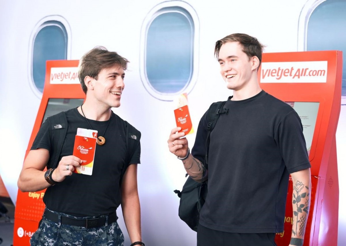 Vietjet khẳng định bản lĩnh hàng không thế hệ mới tại Triển lãm 80 năm