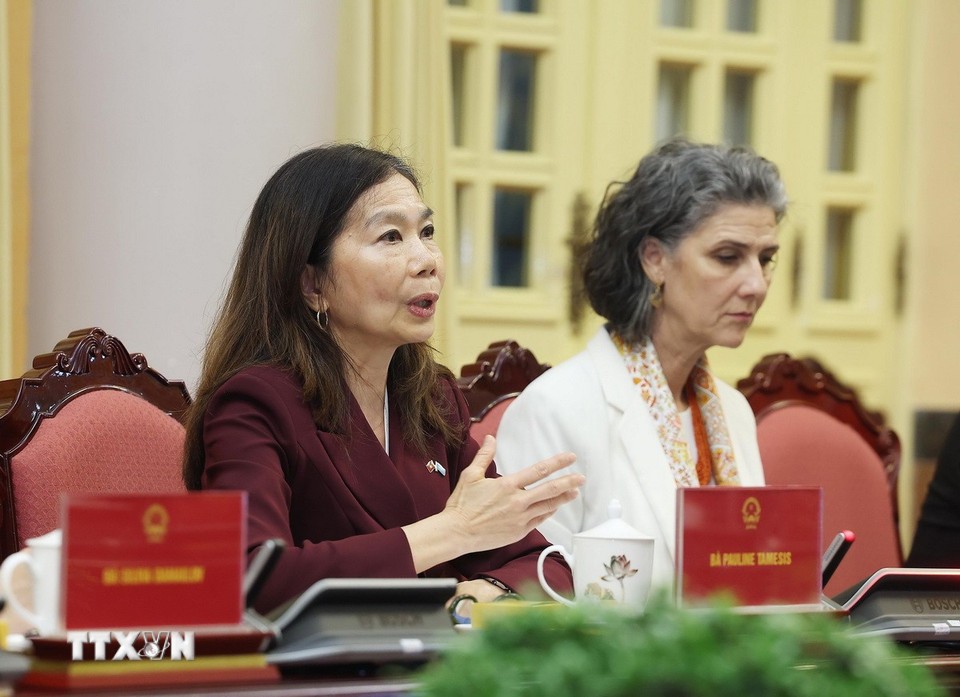 Bà Pauline Tamesis khẳng định Liên hợp quốc sẽ tiếp tục đồng hành và hỗ trợ Việt Nam