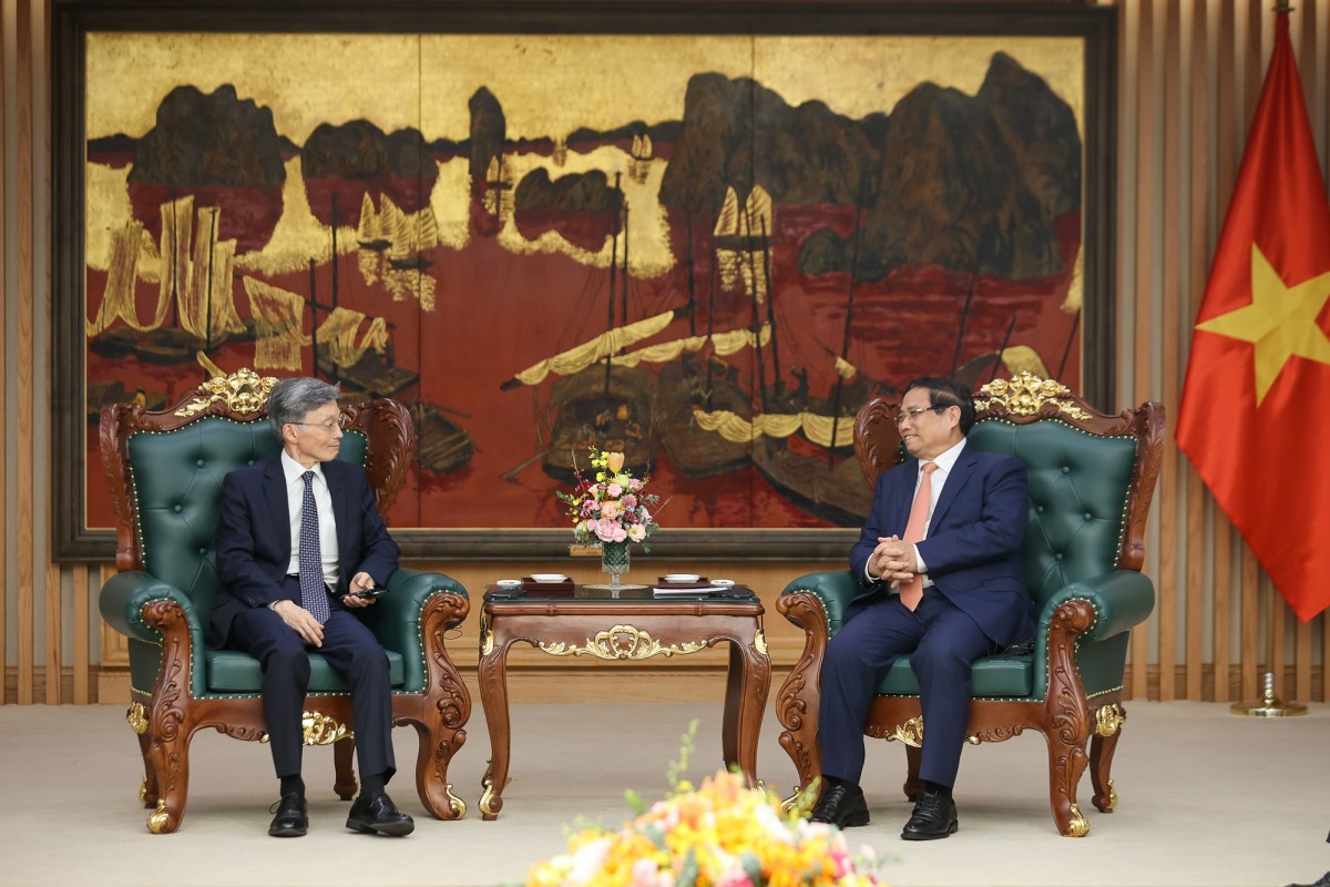 Thủ tướng Phạm Minh Chính khẳng định, Việt Nam luôn trân trọng sự hỗ trợ tích cực, hiệu quả của IMF trong quá trình đổi mới, mở cửa, hội nhập quốc tế. Ảnh: VGP.