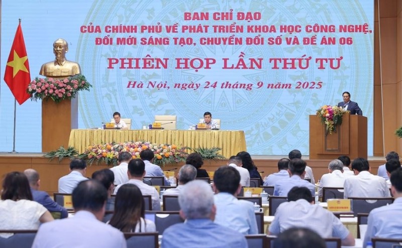 phiên họp lần thứ tư của Ban Chỉ đạo của Chính phủ về phát triển khoa học, công nghệ, đổi mới sáng tạo, chuyển đổi số và Đề án 06