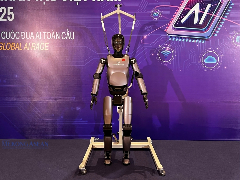 Robot hình người VinRobotics. Ảnh: Hà Anh/Mekong ASEAN.