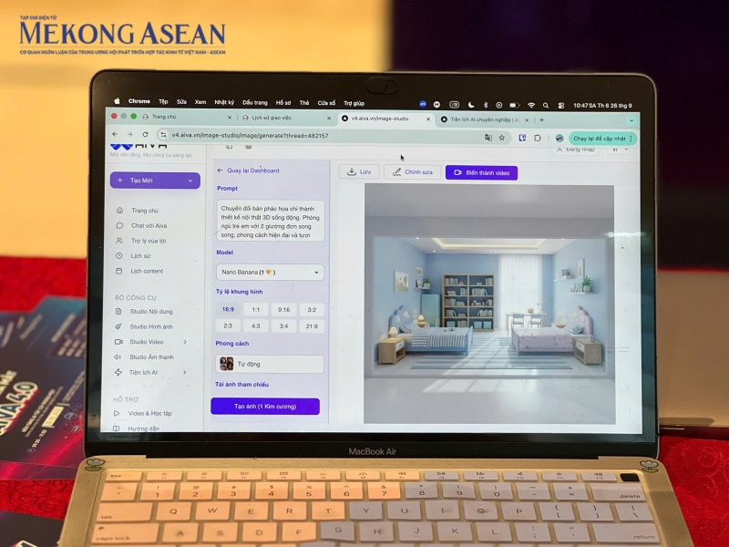 Nền tảng AI của AIVA. Ảnh: Hà Anh/Mekong ASEAN.