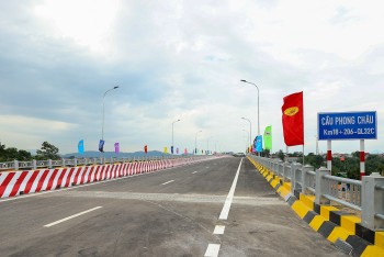 Phú Thọ: Khánh thành cầu Phong Châu mới sớm 3 tháng so với kế hoạch