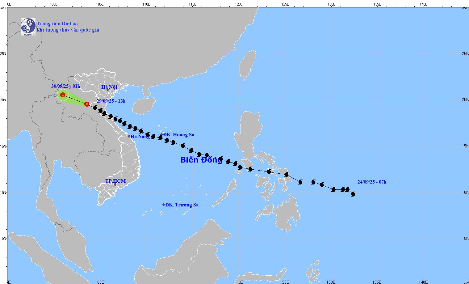 Bão Bualoi suy yếu, gây mưa lớn tại Bắc Bộ, Sơn La, Thanh Hoá, Nghệ An