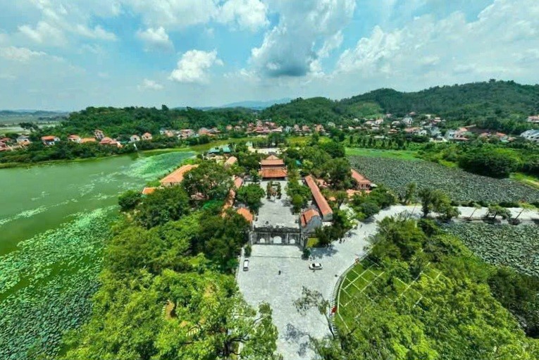 Khu di tích đền Kiếp Bạc. Ảnh: Mạnh Cường.