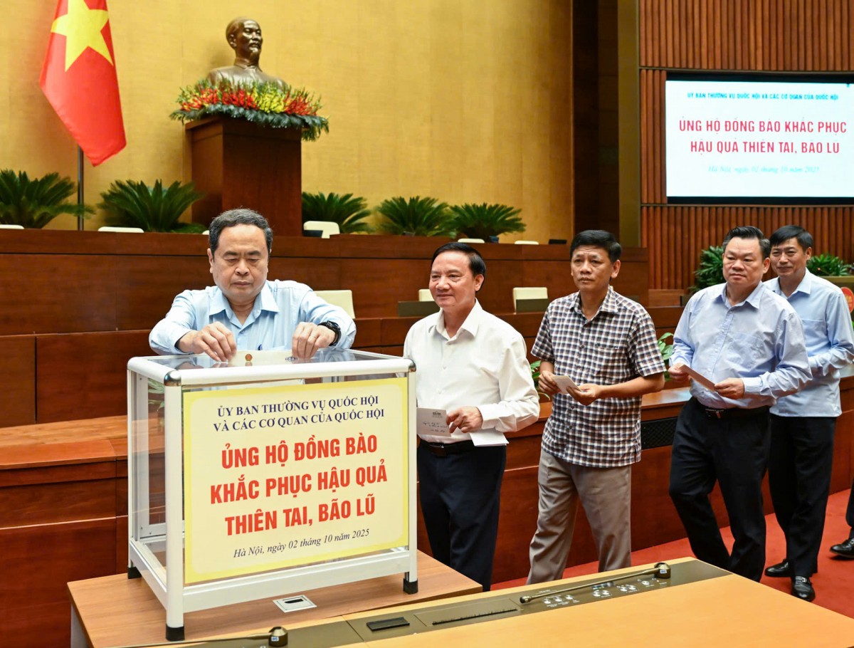 Chung tay cùng cả nước hỗ trợ đồng bào các tỉnh chịu ảnh hưởng bởi thiên tai