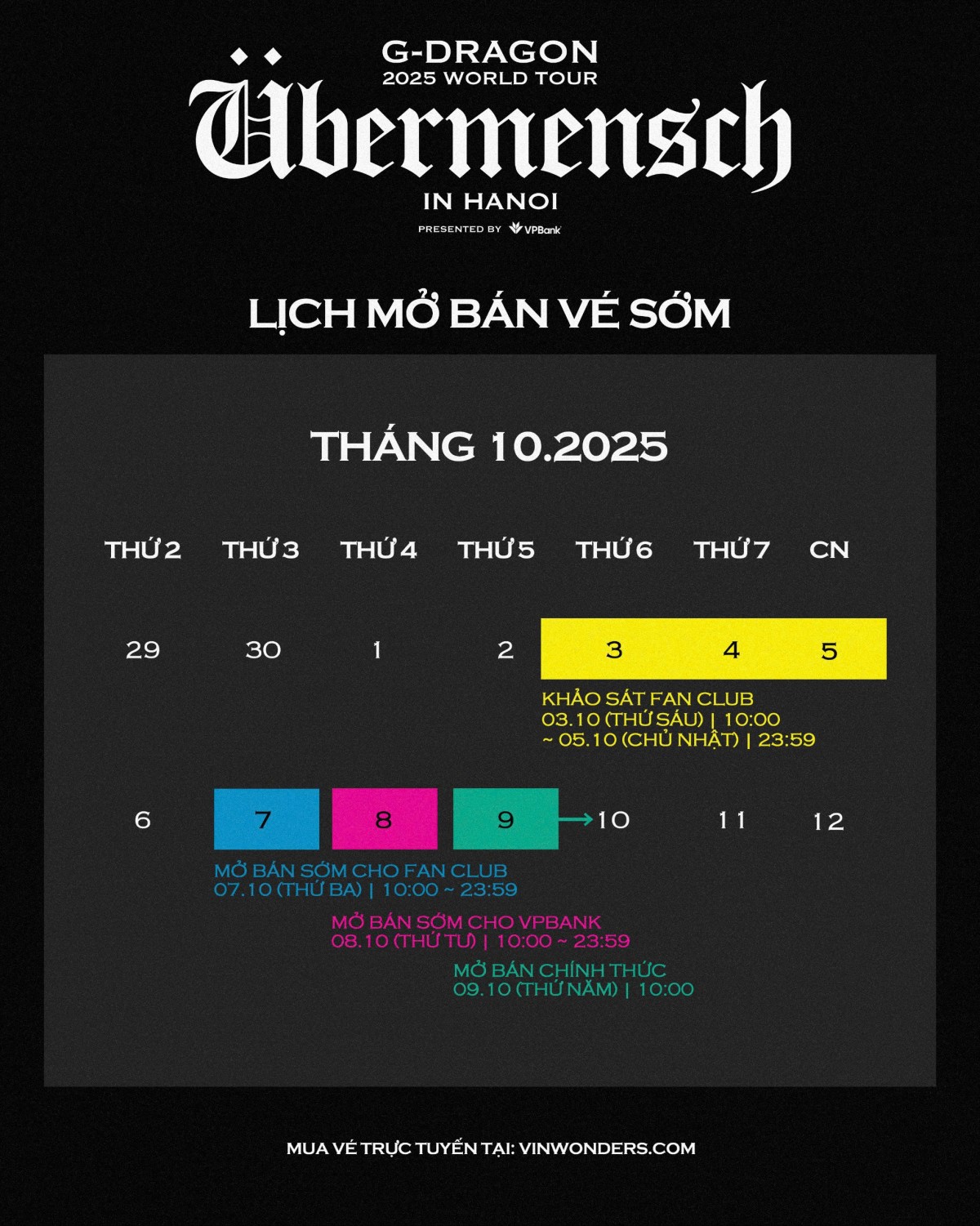G-Dragon 2025 World Tour: Biểu tượng toàn cầu sắp trở lại