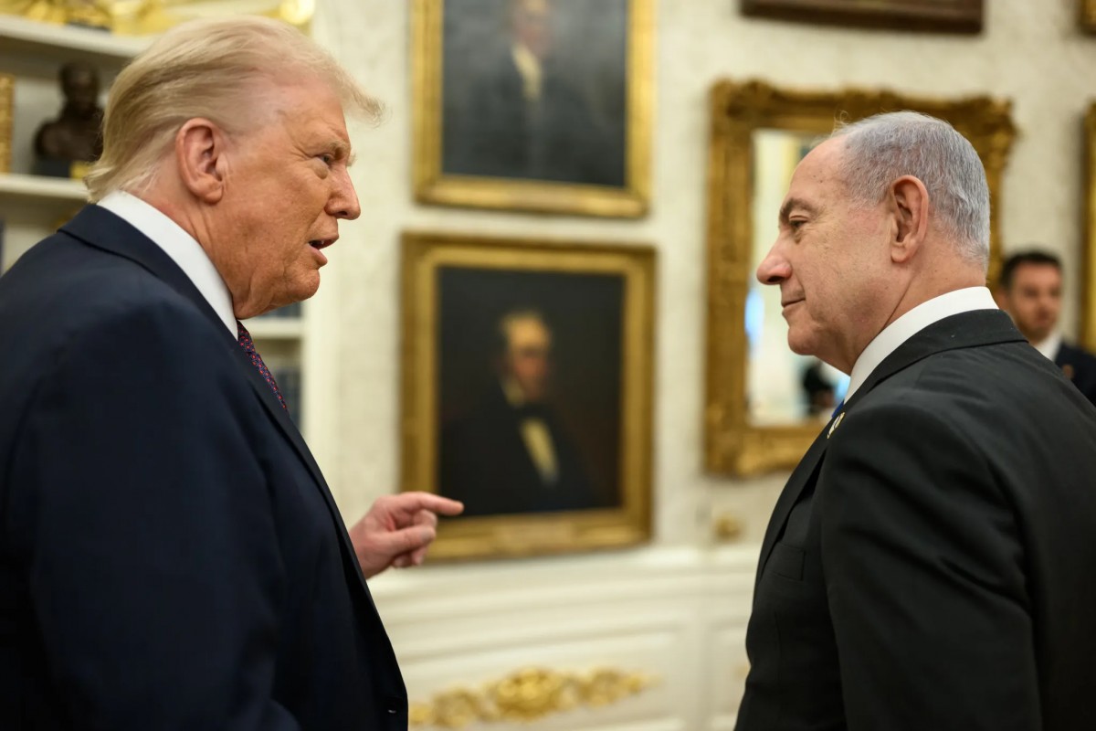 Tổng thống Mỹ Donald Trump và Thủ tướng Israel Benjamin Netanyahu ngày 29/9. Ảnh: Nhà Trắng
