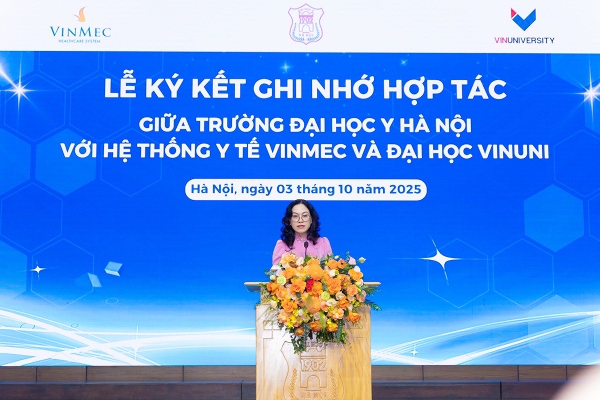 Vinmec, VinUni và ĐH Y Hà Nội bắt tay xây dựng hệ sinh thái đạt chuẩn quốc tế