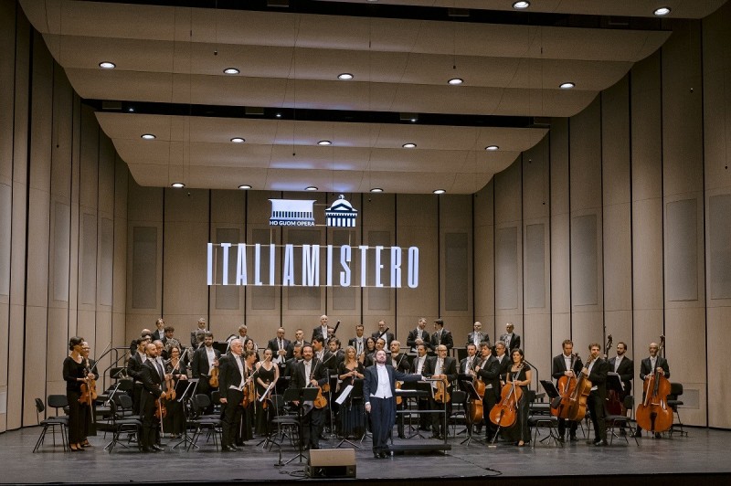 Dàn nhạc nhà hát Teatro Massimo tinh tế trong từng nốt nhạc.