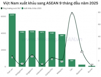 Xuất nhập khẩu Việt Nam - ASEAN tăng gần 10% trong 9 tháng