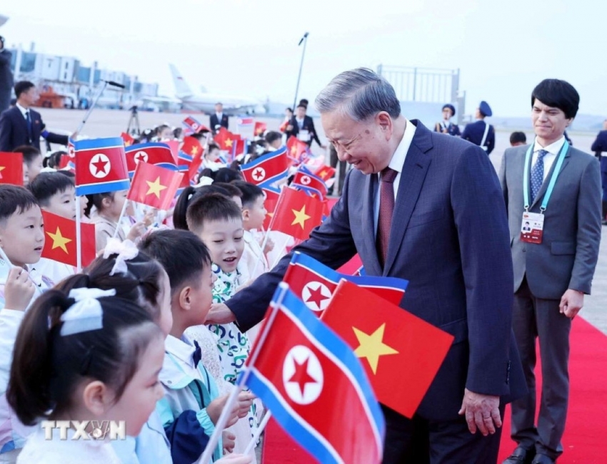 Tổng Bí thư Tô Lâm bắt đầu thăm cấp Nhà nước tới Triều Tiên