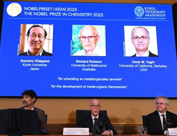 Chủ nhân Giải thưởng VinFuture mùa đầu tiên nhận Giải Nobel Hóa học 2025