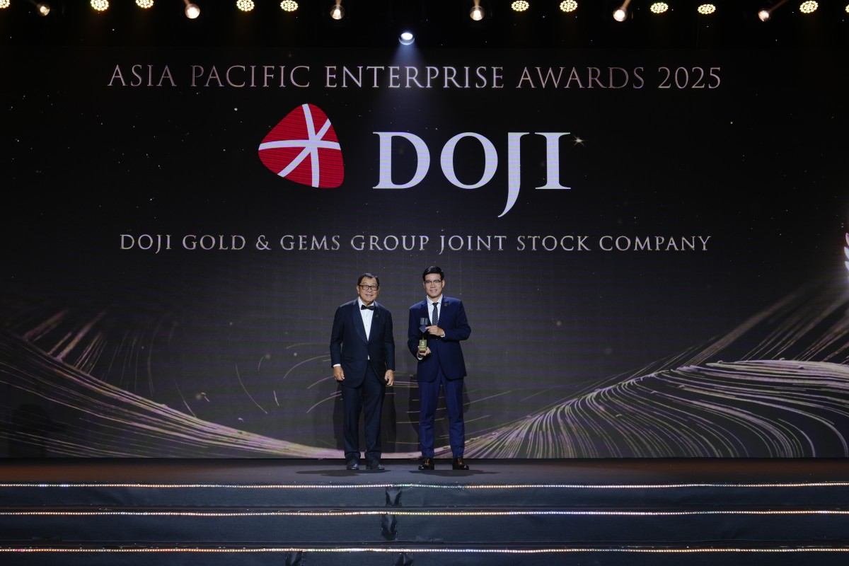 Tập đoàn DOJI liên tiếp được vinh danh những giải thưởng uy tín