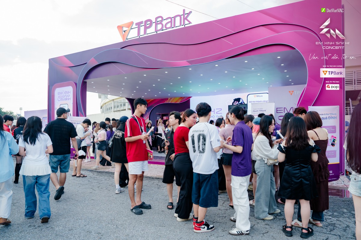 TPBank biến concert thành 'vũ trụ trải nghiệm số' khiến giới trẻ mê mẩn