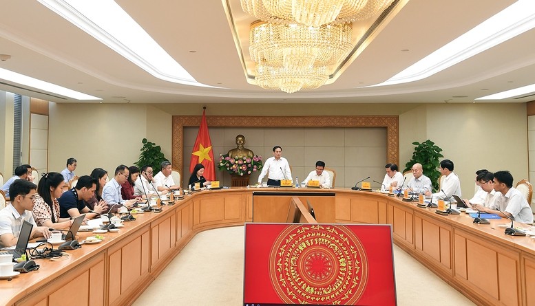 Rà soát tiến độ tổ chức Hội chợ Mùa thu 2025. Ảnh: VGP