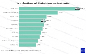 Các thương hiệu Trung Quốc 'rớt' khỏi Top 10 dòng xe bán chạy nhất Indonesia