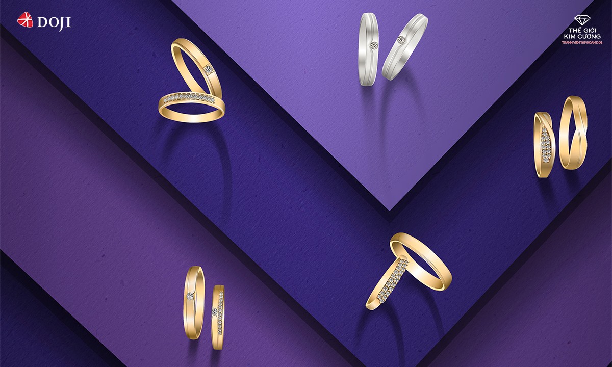 Cách chọn nhẫn cưới kim cương đúng điệu