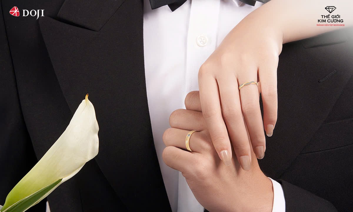 Cách chọn nhẫn cưới kim cương đúng điệu